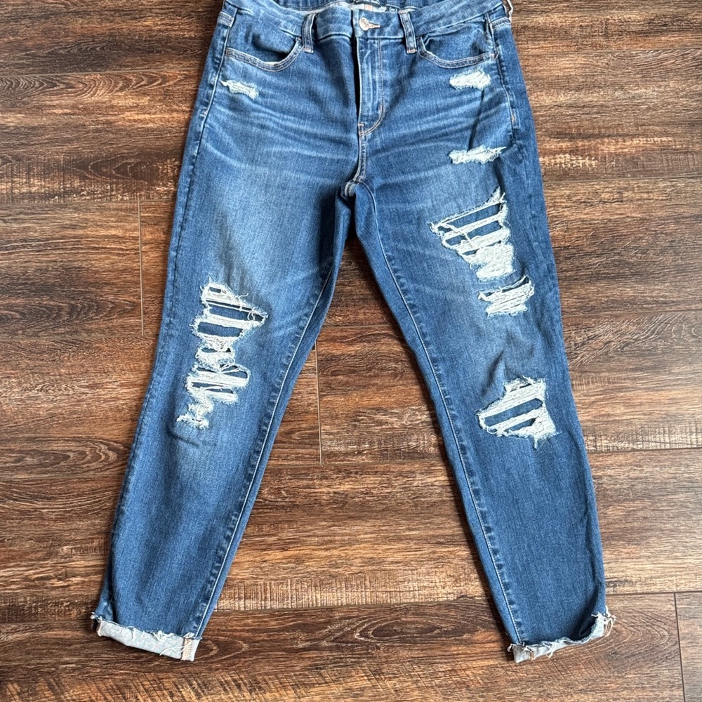 American Eagle Distressed Blue Women's Jeans